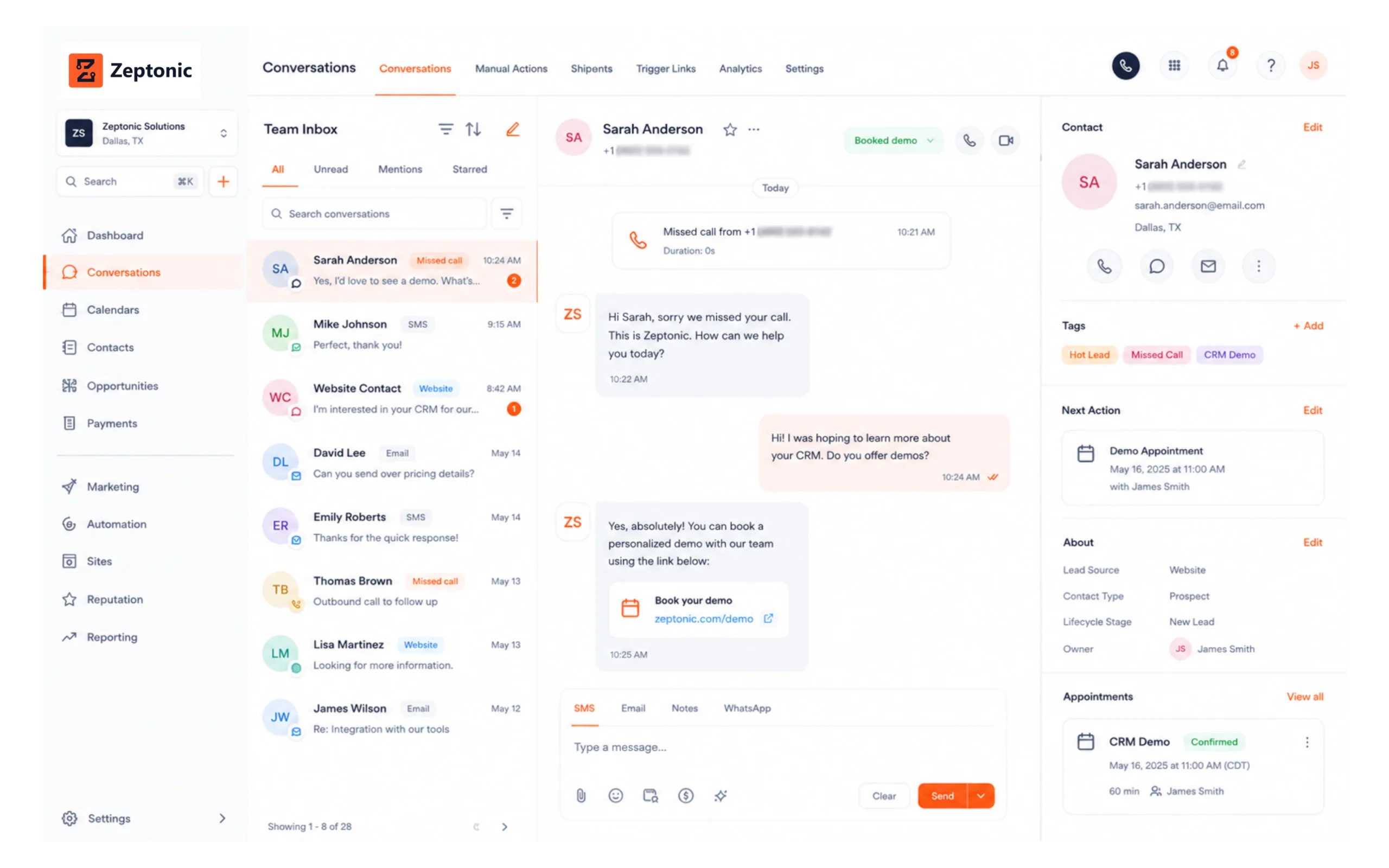 Zeptonic CRM Desktop